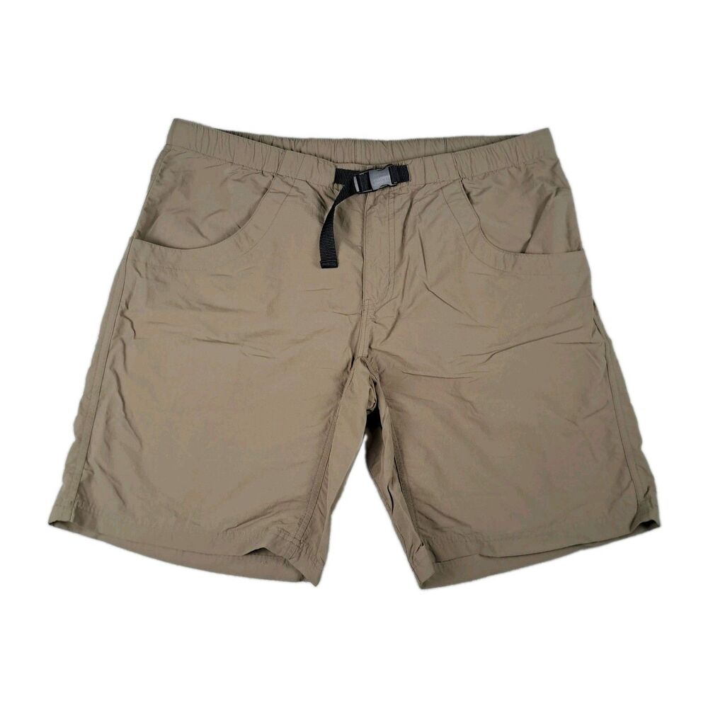 Kavu Chilli Lite Heritage Shorts Mens XL Brown Belted Hiking Outdoor Camp Climb